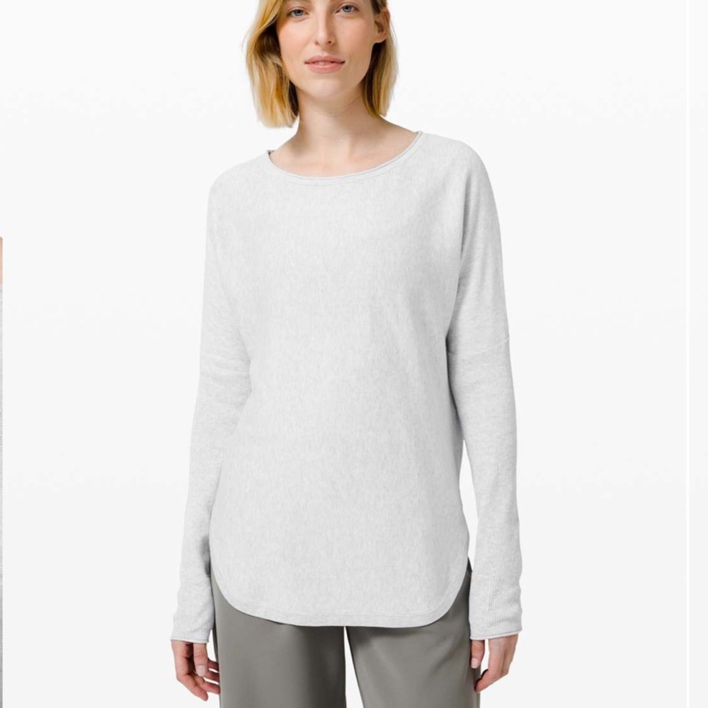 LULULEMON | Take it All In Sweater in Heathered Gray -